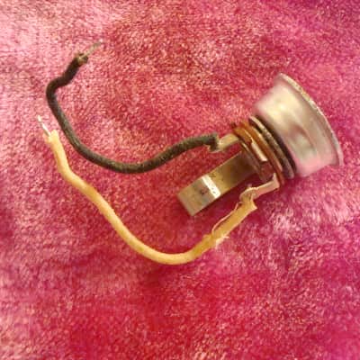 Vintage 1950's Fender Blackguard Telecaster Jackcup output jack - Esquire Broadcaster Nowcaster 1952 image 7