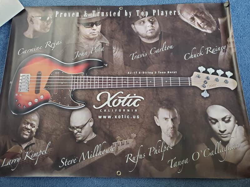 Xotic Basses Dealer Promotional Vinyl Banner image 1