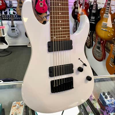 Ibanez RG8 Eight String Electric, White - Pre Owned image 2