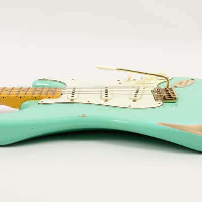 2021 Fender Custom Shop Ltd Ed 62 Stratocaster, Faded/Aged Sea Foam Green image 19
