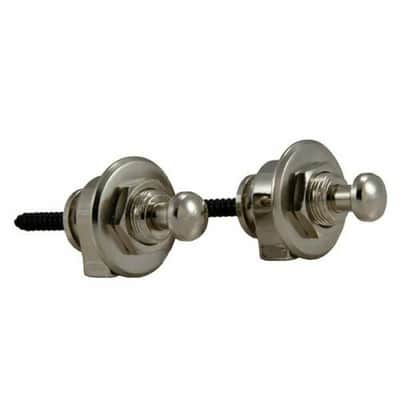 Grover GP800N Quick Release Strap Locks, Nickel (Set of 2) image 2