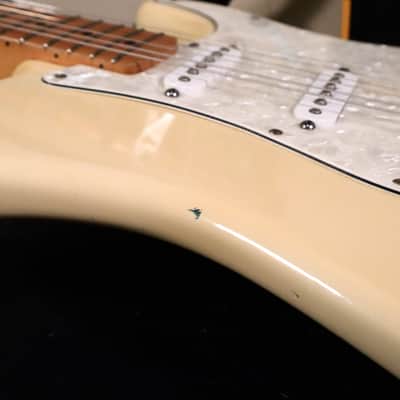 1992 Squier MIK Stratocaster Korea Off-White Maple Neck image 17