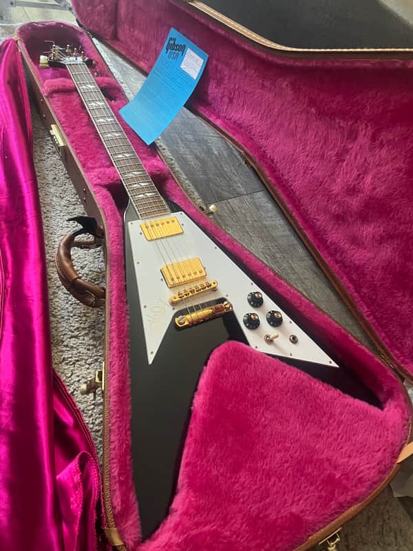 Gibson Jimi Hendrix Hall of Fame Flying V 1991-1993 - Black