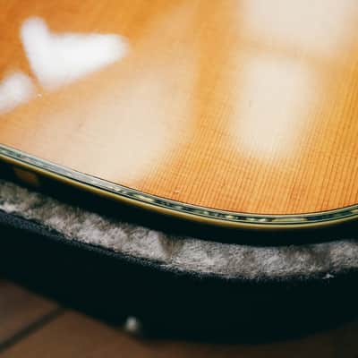 1970s Morris W-50 – Made in Japan | Rare 3-Piece Back | Martin D-45 Style | Good Condition | Hard Case image 8