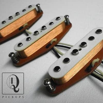 Stratocaster FULLERTON Guitar NON R.W.R.P. A5 Pickups SET Red Bottom Hand Wound by Q pickups image 1