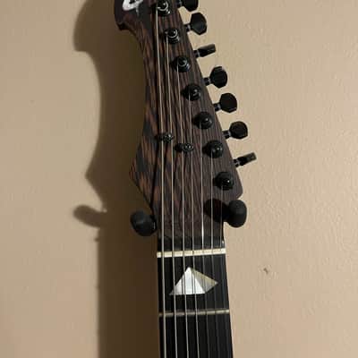 Cipher Guitars Prototype 7 String Tobacco Burst, Dimarzio Evolution, & EMG Pa-2 active boost image 5