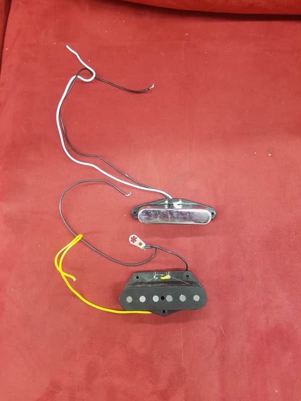 Fender Standard U.S.A. Telecaster Pickups SET, Bridge Pickup (048610) and Neck Pickup (048609) image 1