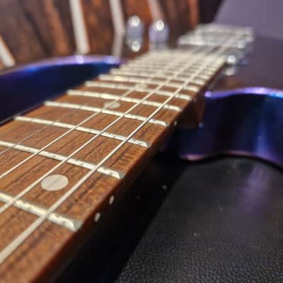 Ibanez GRG121SP-BMC E-Guitar, Blue Metal Chameleon image 5