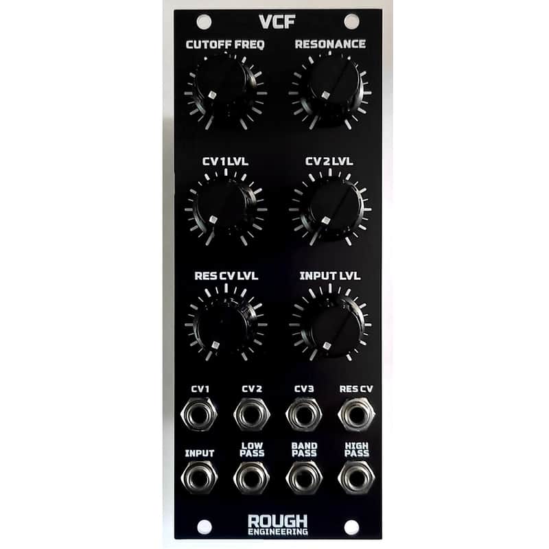 Rough Engineering Filter VCF Eurorack Module 10hp Black image 1