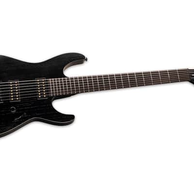 ESP Ltd AW-7 Baritone - Alex Wade Signature - Open Grain Black Satin image 3