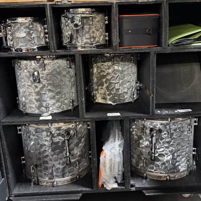 6 Pearl Music City Custom Pure Reference 2019 or 2020 - Satin grey sea glass Evanescence toured and recorded with. image 4