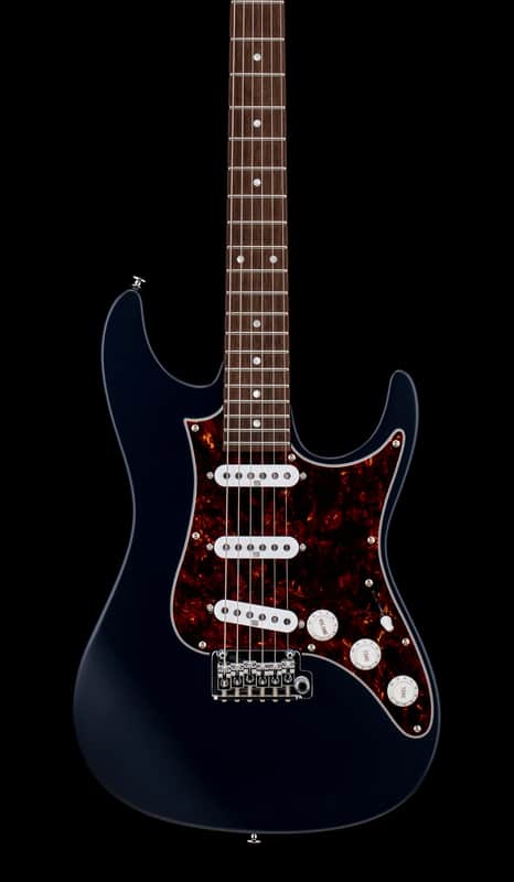 Used Ibanez AZ2203NT Prestige (2025) - Dark Tide Blue Flat #03495 with Original Hard Case image 1