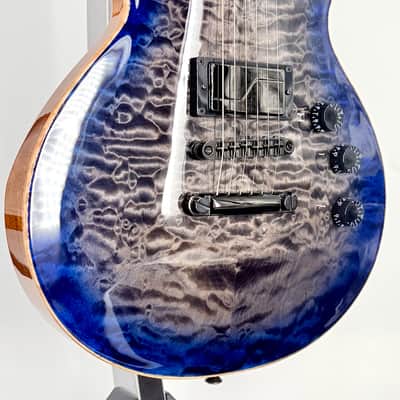 ESP ESP USA Custom Eclipse with Fishman Fluence with Case - Blue Moon Finish Serial#: US25635 image 3