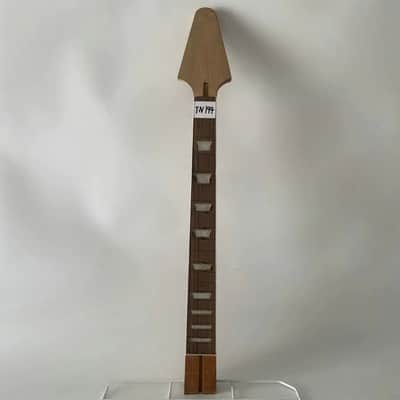 Maple Wood Guitar Flying V Style Neck, 22 Frets Rosewood Fretboard image 1