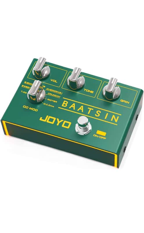 JOYO | Baatsin R-11| Analog-Overdrive-Distortion | Multi-Effect-Pedal | R Series | Classic OD-DS | Electric Guitar | Baatsin R-11| Green image 1