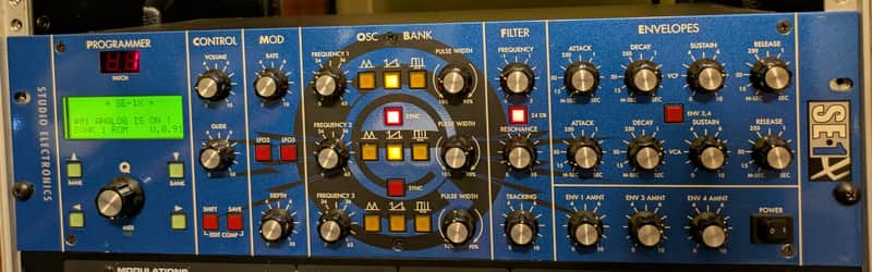 Studio Electronics SE-1X 1990s - Blue Analog Synthesizer image 1