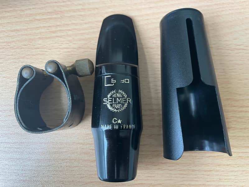 Near Mint Vintage Selmer S80 C* Alto Saxophone Mouthpiece with Rovner 1RL Ligature image 1