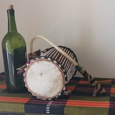 Nigerian "talking" drum (gangan) image 1