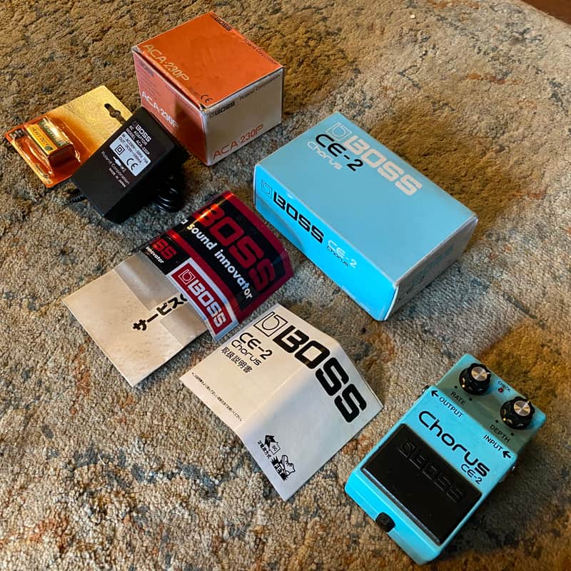 Boss CE-2 Chorus MADE IN JAPAN Black Label 1981 | Reverb