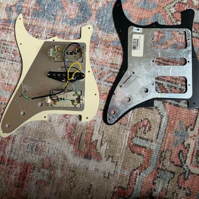 Fender MIM Stratocaster HSH loaded pickguard image 6