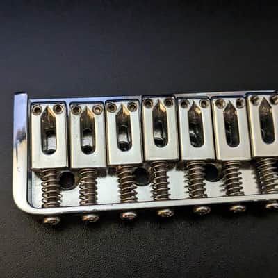 8 String Hardtail Fixed Bridge - Chrome image 3