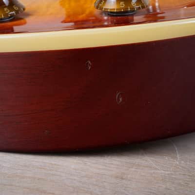 CoolZ ZLS-2/FM MIJ 2007 Cherry Sunburst Flame Top Made in Japan w/ Bag image 5