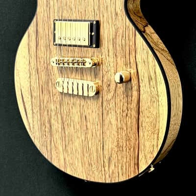 Dean - USA - Custom African Black Limba/KORINA Cadillac - Oil Finish - Seymour JB and Jazz Pickups - Gold Hardware - 12"-16" Compound Radius - Slim "D" Neck Profile - Brass Nut - Jeskar Gold Jumbo Frets - 22 Frets - OHSC - Call for Best Price !!! image 6