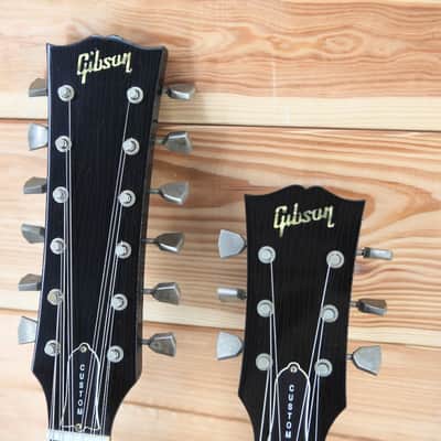 Gibson SLASH 1966 EDS-1275 DOUBLENECK - SIGNED/AGED 2019 - Black image 9