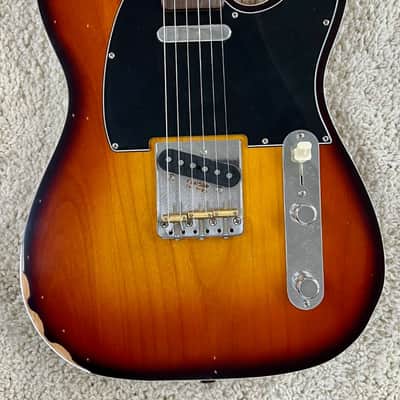 Mint Fender Jason Isbell Custom Telecaster, 3-Color Chocolate Burst with gig Bag image 1