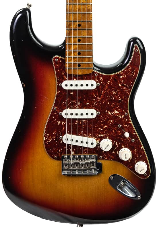 Fender Custom Shop Vintage Custom 56 Strat 3TSB Relic - 3 Tone Sunburst image 1