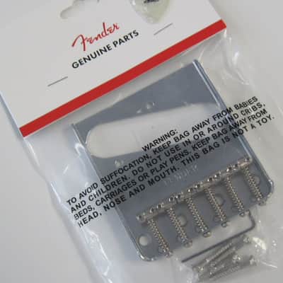 Fender 6-Saddle Vintage Telecaster Bridge Assy 0990810000 image 2