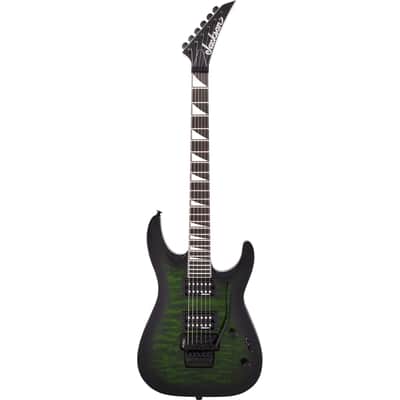 Jackson JS Series Dinky Arch Top JS32Q DKA Guitar - Transparent Green Burst image 4