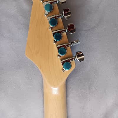 Stratocaster Style Electric Guitar, Custom White on White image 4
