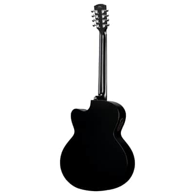 Alvarez ABT60ce 8-String Black Artist Baritone (NEW DEMO) image 5