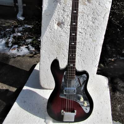 Kent  Basin St Bass Guitar, 1960's, Japan,  34" Scale, Very Cool image 1
