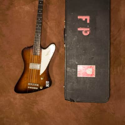 1964 Gibson Thunderbird Sunburst bass owned and used by Felix Pappalardi bassist of Mountain/ Cream image 4