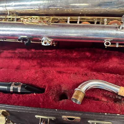 Jupiter JBS-893 Baritone Sax 2001 - Silver plated image 11