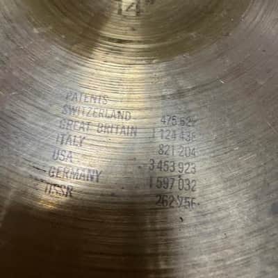 Paiste Vintage 2002 Sound Edge 14" Hi-Hat Cymbal Set (Used) image 11