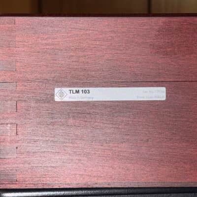 Neumann TLM 103 Large Diaphragm Cardioid Condenser Microphone 1997 - Present - Nickel image 4