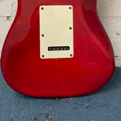 Memphis Stratocaster MIJ Electric Guitar c.1980 | Fresh Setup | Original Pickups | Candy Apple Red image 8