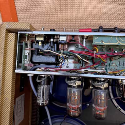 Vintage 1991 Fender Bassman 5F6-A 4x10 Tweed RI Valve Amplifier *Ex Eric Clapton* image 22