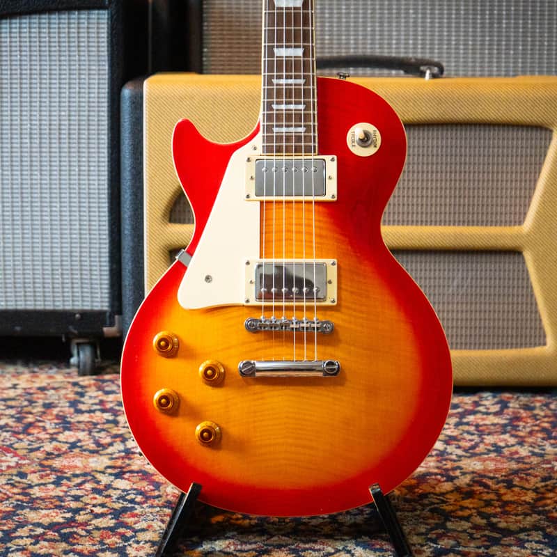 1989 – 2013 Epiphone Les Paul Standard Left-Handed Cherry Sunb…
