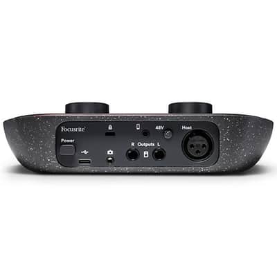 Focusrite Vocaster One USB Audio Interface 2022 - Present - Black image 4