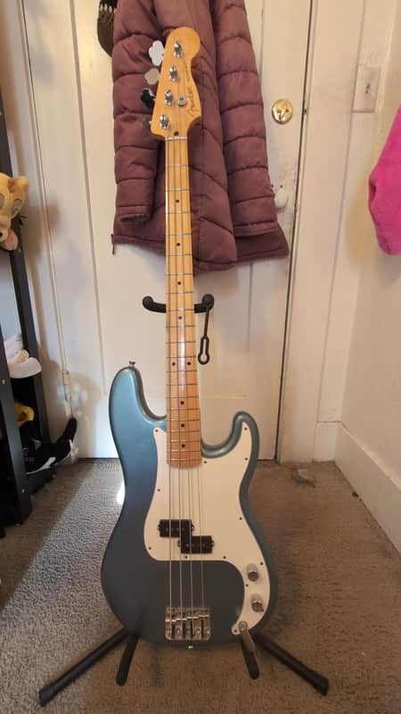 Fender Player Precision Bass with Maple Fretboard 2018 - Present Tidepool image 1