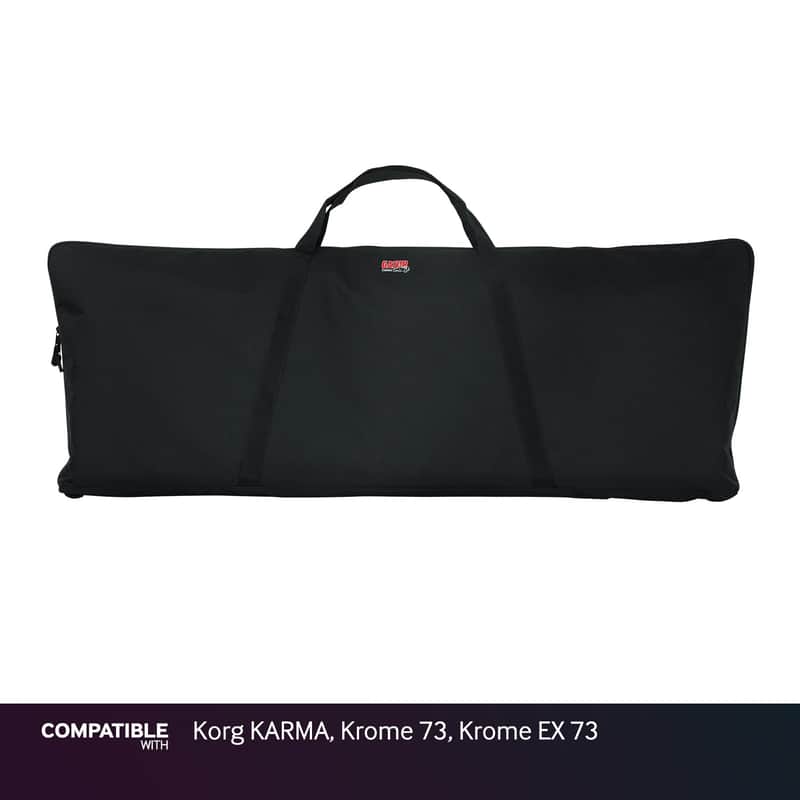 Gator Economy Keyboard Gig Bag for Korg KARMA, Krome 73, Krome EX 73 image 1