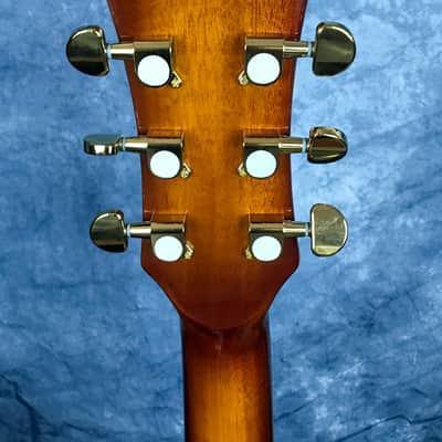 Freshman FALTDKOAOC 20th Anniversary OM Electro-Acoustic Guitar Koa Sunburst image 6