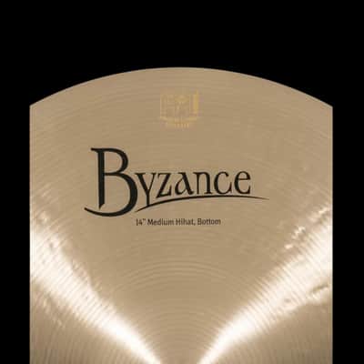 Meinl B14MH 14" Byzance Traditional Medium Hi Hat Pair image 9