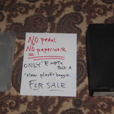 used (less than light average wear) MXR EMPTY Box (+ clear plastic baggie) ONLY for CSP-001X Variphase Pedal (NO pedal / NO paperwork) late 2000s-mid 2010s (lid, front, & bottom sides have most of the visible imperfections) image 2