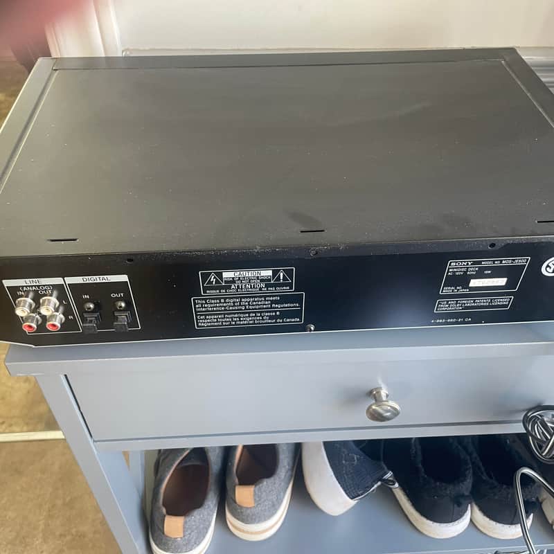 1995 Sony MDS-JE500 Mini-Disk Deck Player/Rrcorder Black