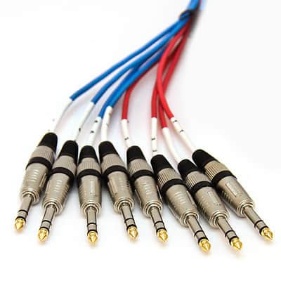 8 Channel 10' XLR Female to 1/4" TRS Audio Snake Cable image 4